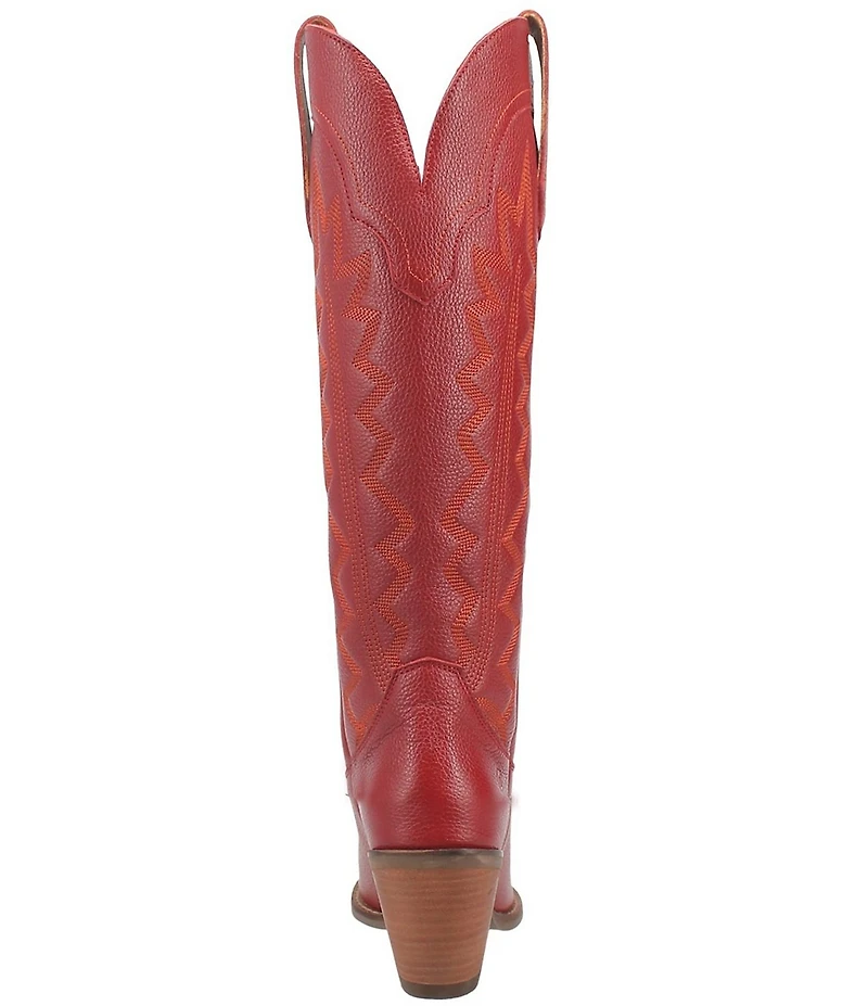 Dingo High Cotton Leather Tall Western Boots