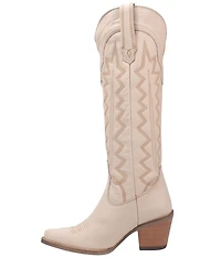 Dingo High Cotton Leather Tall Western Boots
