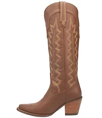 Dingo High Cotton Leather Tall Western Boots