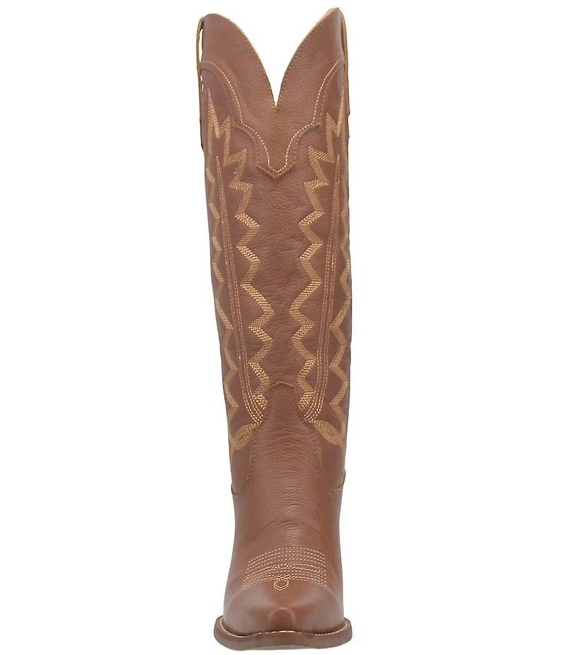 Dingo High Cotton Leather Tall Western Boots