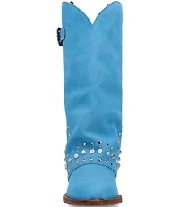 Dingo Howdy Honey Suede Rhinestone Cuff Western Boots