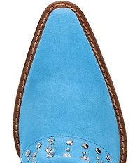 Dingo Howdy Honey Suede Rhinestone Cuff Western Boots