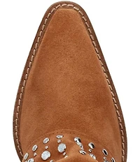 Dingo Howdy Honey Suede Rhinestone Cuff Western Boots