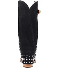 Dingo Howdy Honey Suede Rhinestone Cuff Western Boots