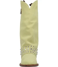 Dingo Howdy Honey Suede Rhinestone Cuff Western Boots