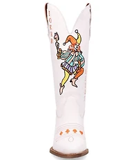 Dingo Joker Leather Embroidered Tall Western Boots