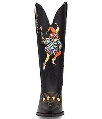 Dingo Joker Leather Embroidered Tall Western Boots