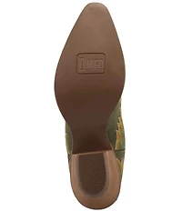 Dingo Lantana Matte Leather Snip Toe Western Tall Boots