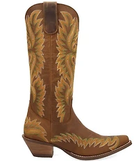 Dingo Lantana Matte Leather Snip Toe Western Tall Boots