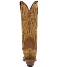 Dingo Lantana Matte Leather Snip Toe Western Tall Boots