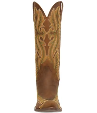 Dingo Lantana Matte Leather Snip Toe Western Tall Boots