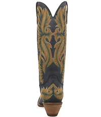 Dingo Lantana Matte Leather Snip Toe Western Tall Boots