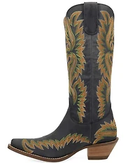 Dingo Lantana Matte Leather Snip Toe Western Tall Boots