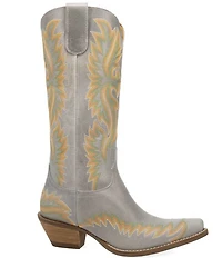 Dingo Lantana Matte Leather Snip Toe Western Tall Boots