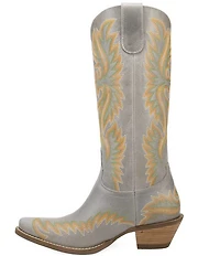 Dingo Lantana Matte Leather Snip Toe Western Tall Boots