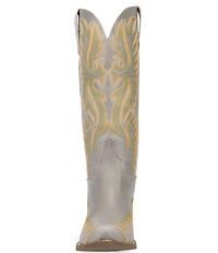 Dingo Lantana Matte Leather Snip Toe Western Tall Boots