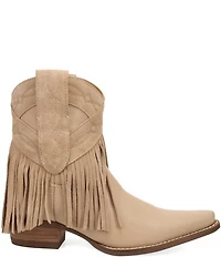 Dingo Last Ride Leather Suede Fringe Western Booties