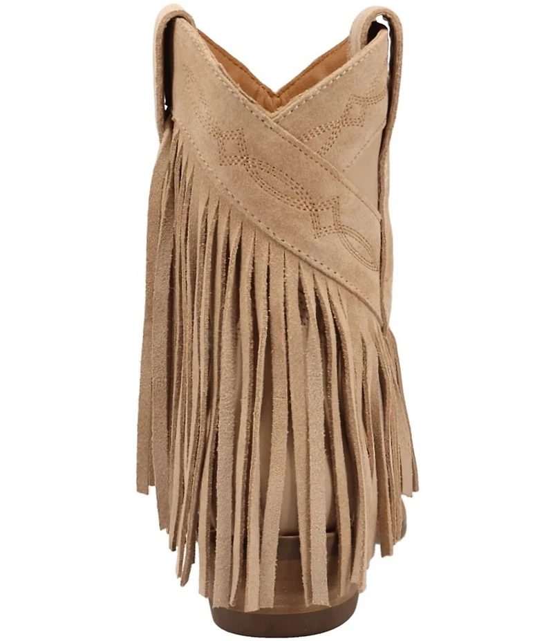 Dingo Last Ride Leather Suede Fringe Western Booties