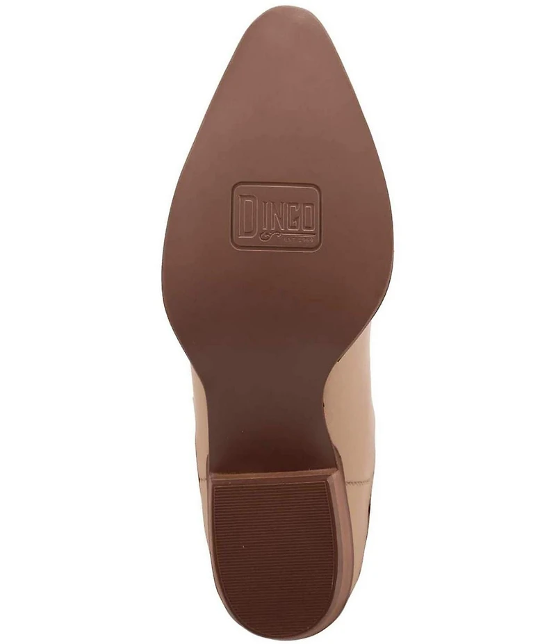 Dingo Last Ride Leather Suede Fringe Western Booties
