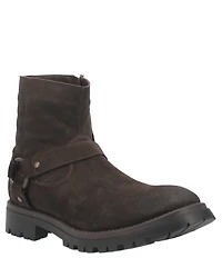 Dingo Men's Road Trip Suede O-Ring Harness Hardware Lug Sole Boots