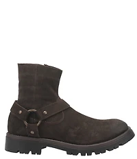 Dingo Men's Road Trip Suede O-Ring Harness Hardware Lug Sole Boots