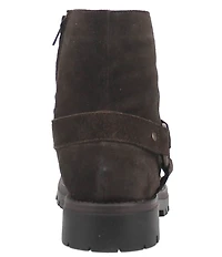 Dingo Men's Road Trip Suede O-Ring Harness Hardware Lug Sole Boots