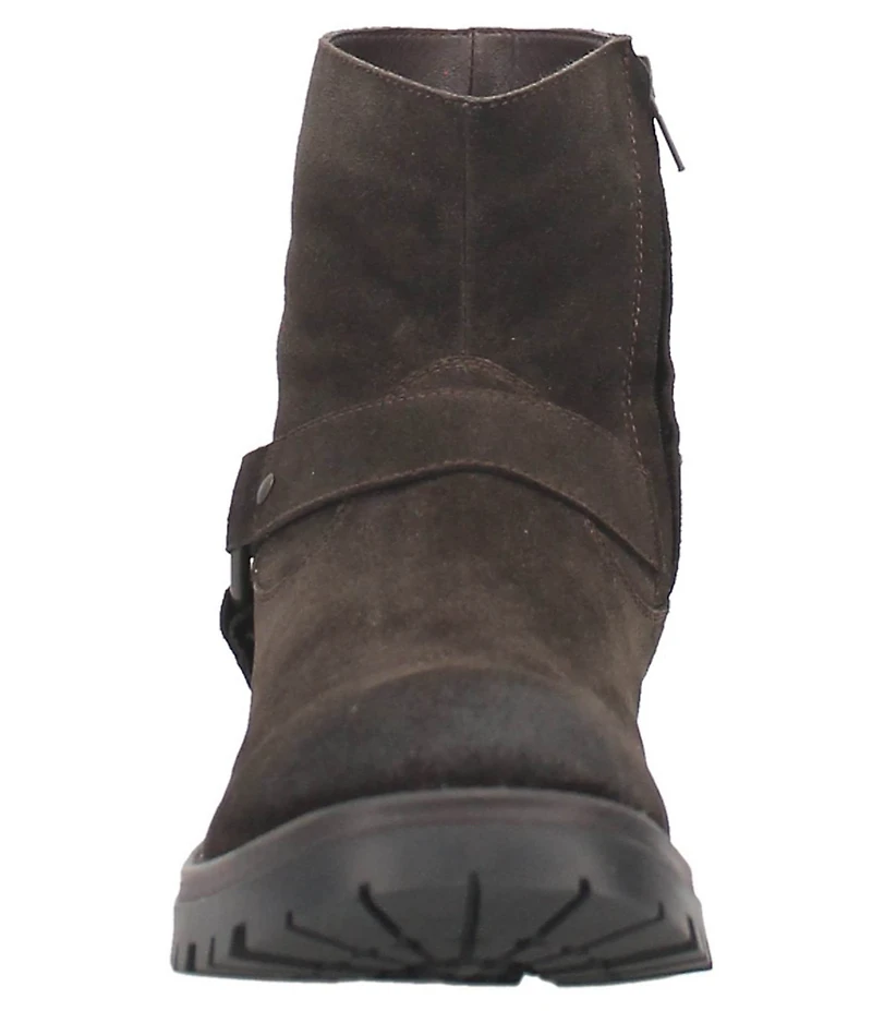 Dingo Men's Road Trip Suede O-Ring Harness Hardware Lug Sole Boots