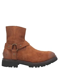 Dingo Men's Road Trip Suede O-Ring Harness Hardware Lug Sole Boots