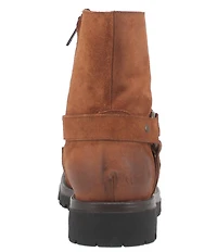 Dingo Men's Road Trip Suede O-Ring Harness Hardware Lug Sole Boots