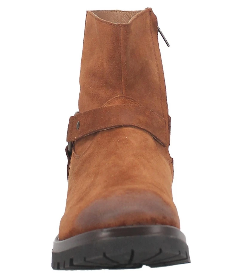 Dingo Men's Road Trip Suede O-Ring Harness Hardware Lug Sole Boots