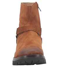 Dingo Men's Road Trip Suede O-Ring Harness Hardware Lug Sole Boots
