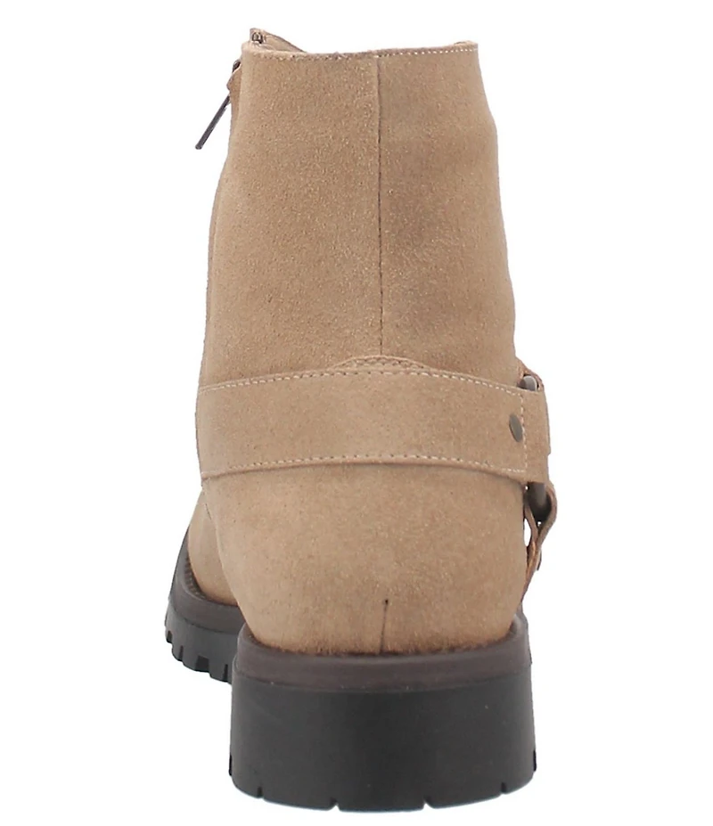 Dingo Men's Road Trip Suede O-Ring Harness Hardware Lug Sole Boots