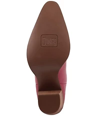 Dingo Miss Daisy Leather Floral Embroidered Western Tall Boots