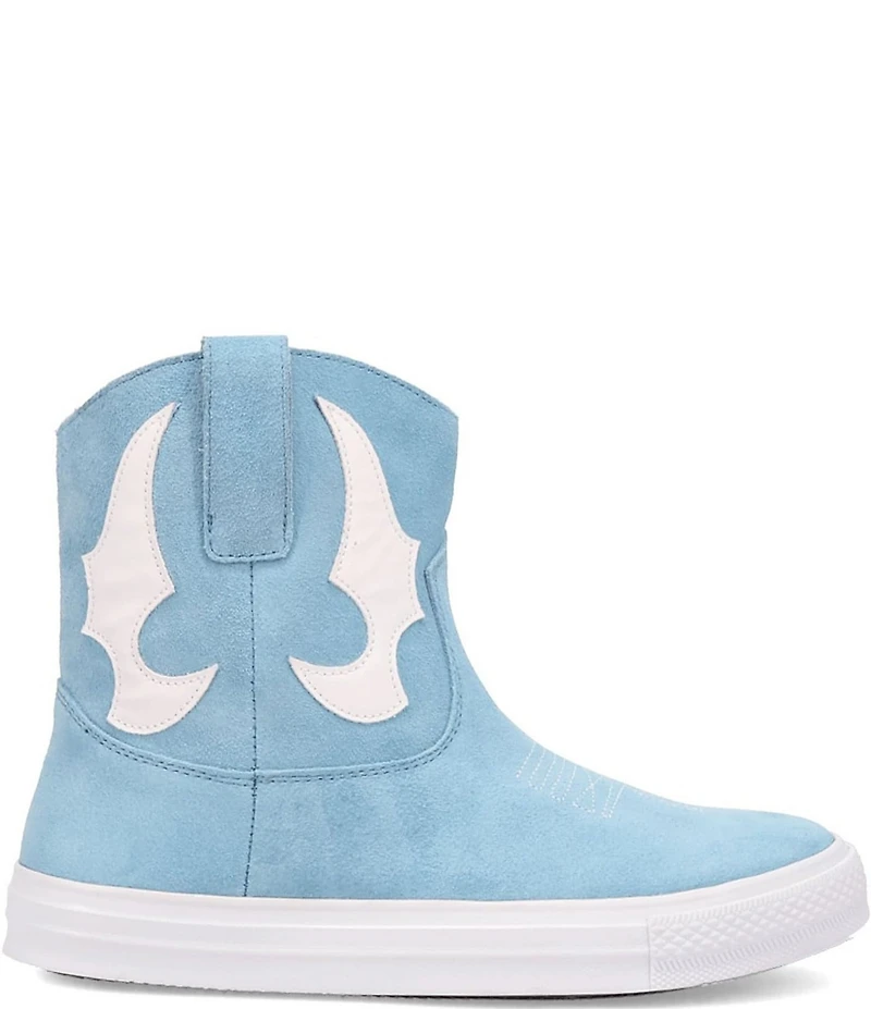 Dingo Ollie Suede Western Stitch and Appliqued Sneaker Booties