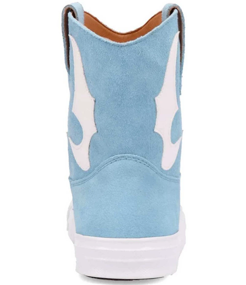 Dingo Ollie Suede Western Stitch and Appliqued Sneaker Booties