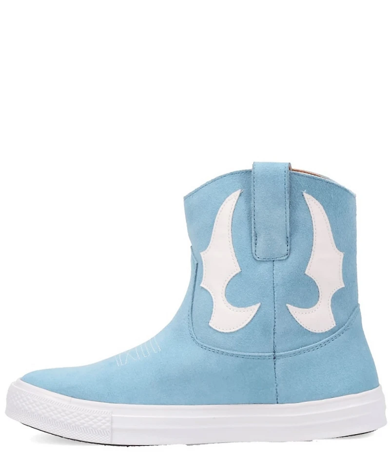 Dingo Ollie Suede Western Stitch and Appliqued Sneaker Booties