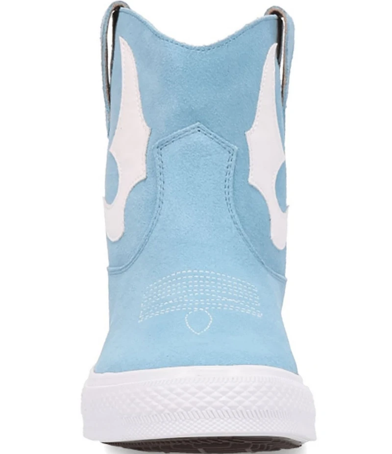 Dingo Ollie Suede Western Stitch and Appliqued Sneaker Booties