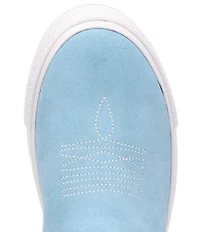 Dingo Ollie Suede Western Stitch and Appliqued Sneaker Booties