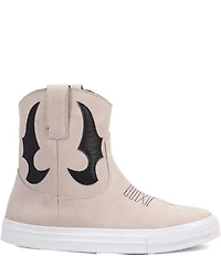Dingo Ollie Suede Western Stitch and Appliqued Sneaker Booties
