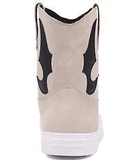 Dingo Ollie Suede Western Stitch and Appliqued Sneaker Booties