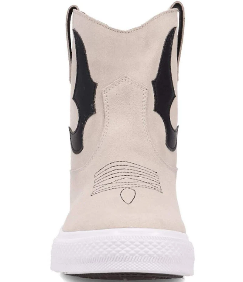 Dingo Ollie Suede Western Stitch and Appliqued Sneaker Booties