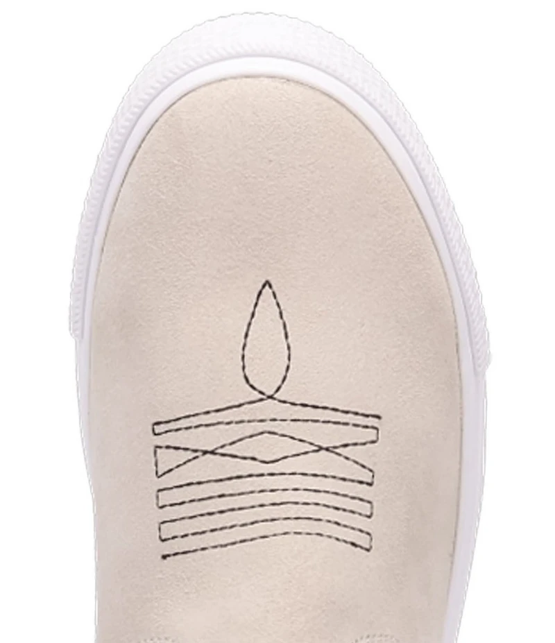 Dingo Ollie Suede Western Stitch and Appliqued Sneaker Booties