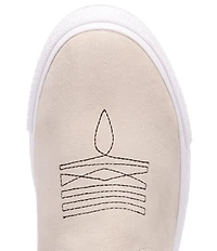 Dingo Ollie Suede Western Stitch and Appliqued Sneaker Booties