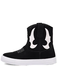 Dingo Ollie Suede Western Stitch and Appliqued Sneaker Booties