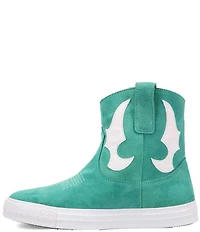 Dingo Ollie Suede Western Stitch and Appliqued Sneaker Booties