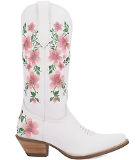 Dingo Posie Floral Embroidered Leather Tall Western Boots