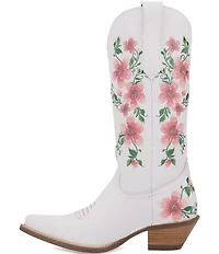 Dingo Posie Floral Embroidered Leather Tall Western Boots