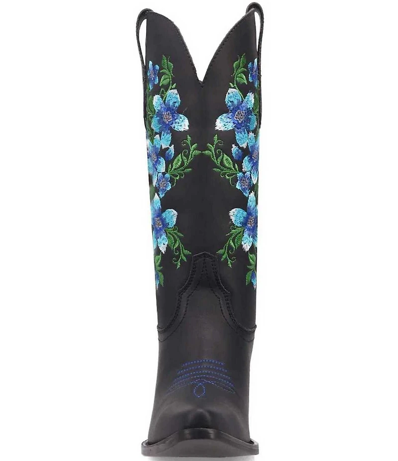 Dingo Posie Floral Embroidered Leather Tall Western Boots