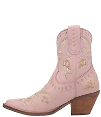 Dingo Primrose Leather Feather and Floral Embroidered Western Booties