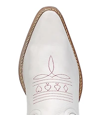 Dingo Queen A Hearts Embroidered Leather Tall Western Boots